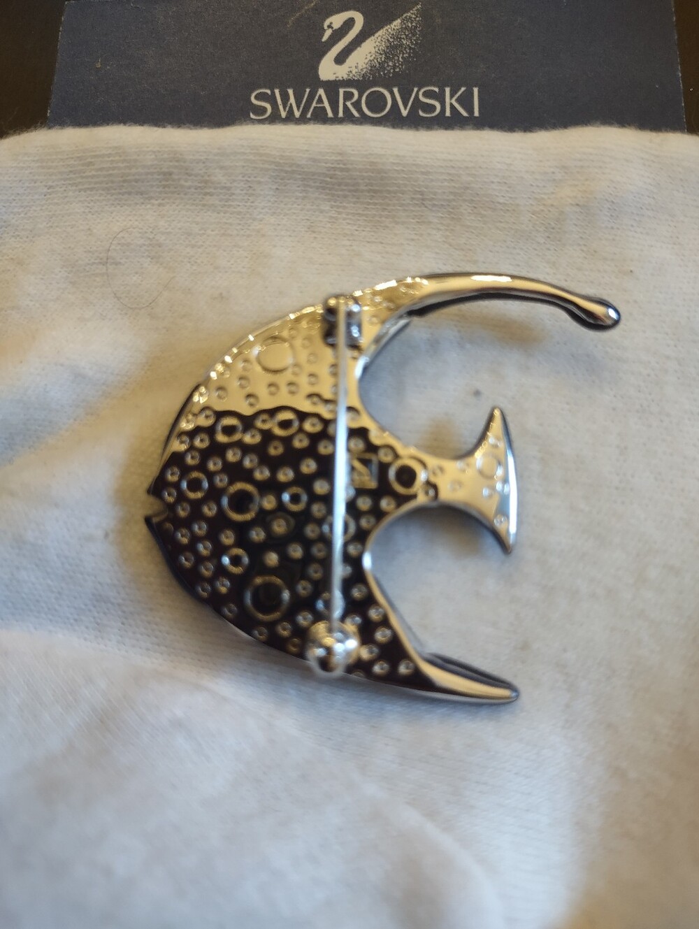 Vintage Swarovski Angelfish Brooch - Picture 3 of 7